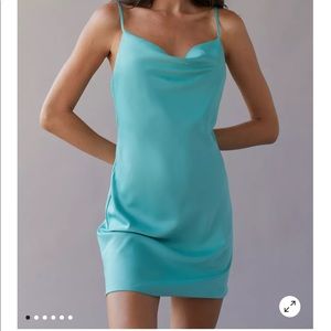 UO Mallory Cowl Neck Slip Dress, Size Small